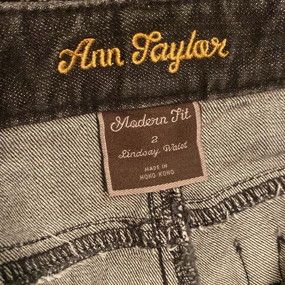 Ann Taylor Modern fit Petite Jeans Size 2 Lindsay Waist Dark Wash. - Picture 4 of 13